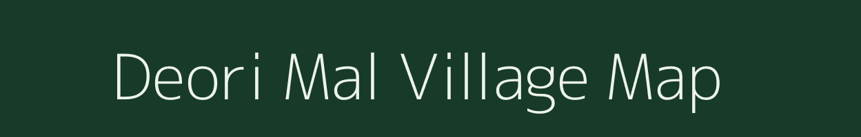 Deori Mal village map in Madhya Pradesh