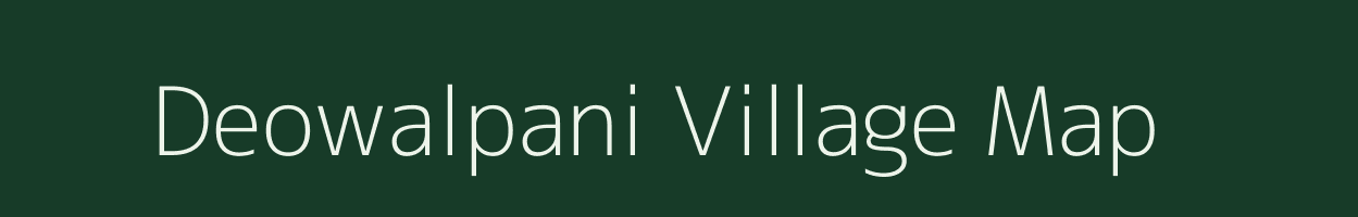 Deowalpani village map in Madhya Pradesh