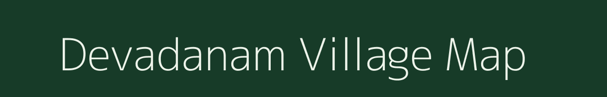 Devadanam village map in Tamil Nadu
