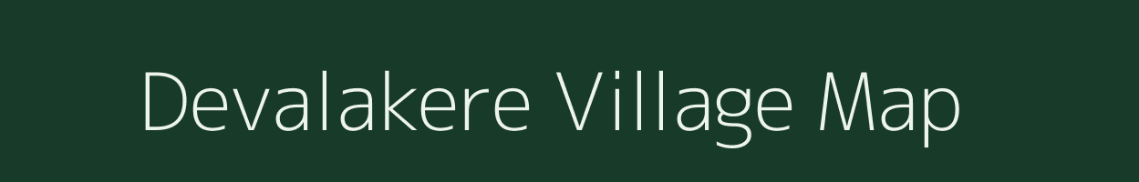 Devalakere village map in Karnataka