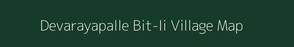 Devarayapalle Bit-Ii village map in Andhra Pradesh