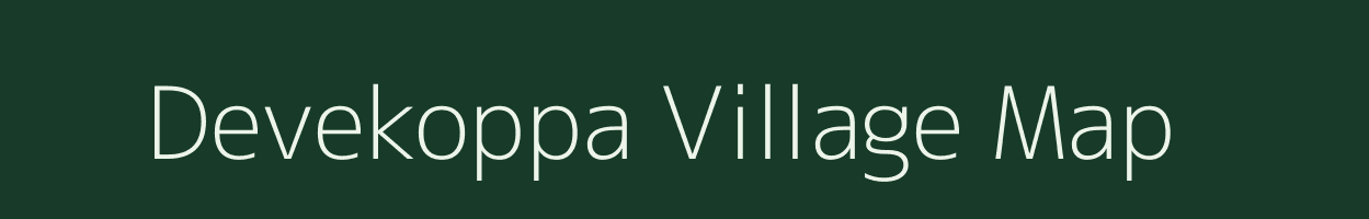 Devekoppa village map in Karnataka