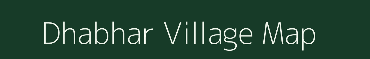 Dhabhar village map in Rajasthan