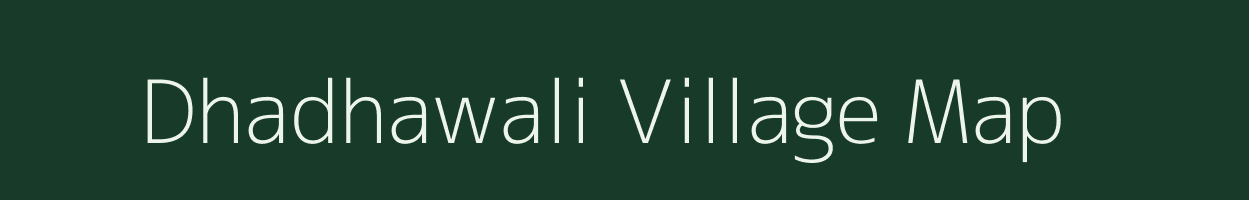 Dhadhawali village map in Rajasthan