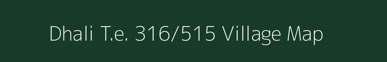 Dhali T.e. 316/515 village map in Assam