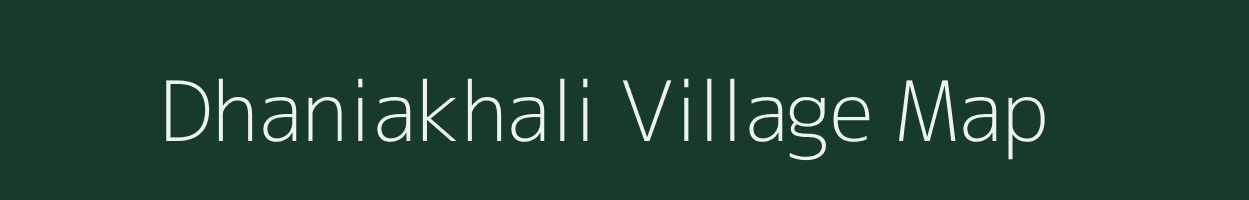 Dhaniakhali village map in West Bengal