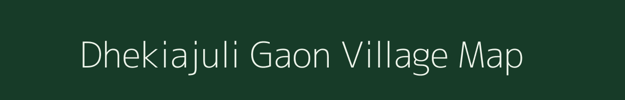 Dhekiajuli Gaon village map in Assam
