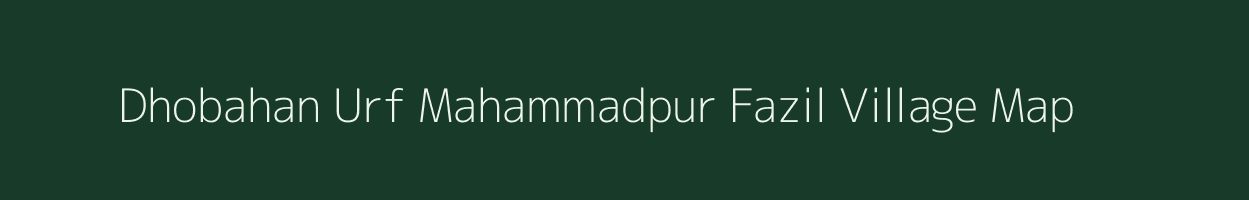 Dhobahan Urf Mahammadpur Fazil village map in Bihar