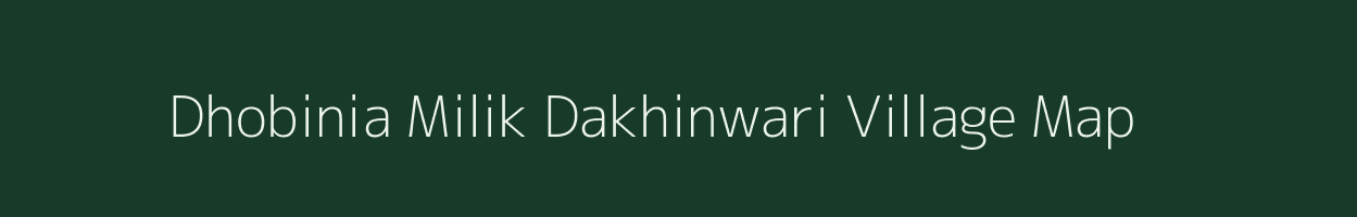 Dhobinia Milik Dakhinwari village map in Bihar