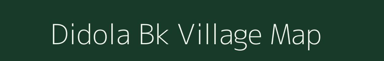 Didola Bk village map in Maharashtra