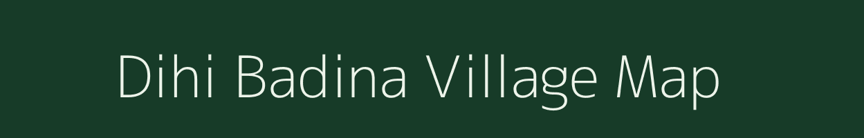 Dihi Badina village map in West Bengal