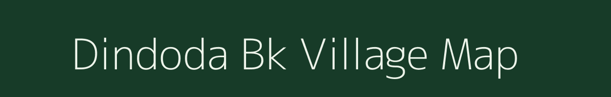 Dindoda Bk village map in Maharashtra