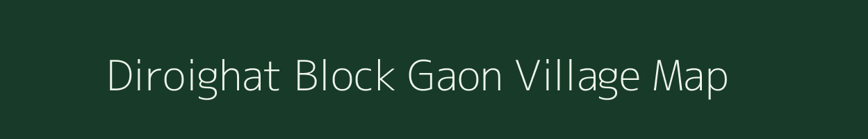 Diroighat Block Gaon village map in Assam
