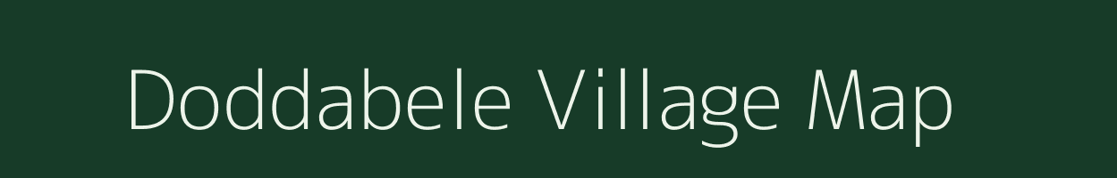 Doddabele village map in Karnataka