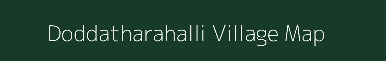 Doddatharahalli village map in Karnataka