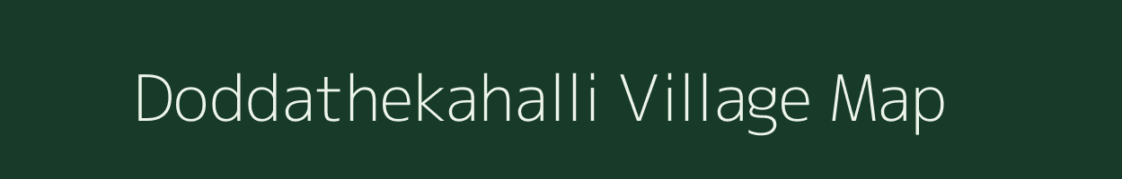 Doddathekahalli village map in Karnataka