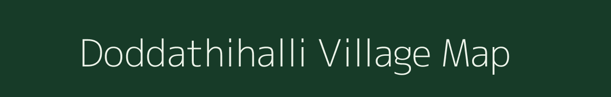 Doddathihalli village map in Karnataka