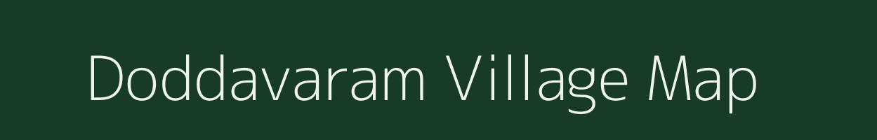 Doddavaram village map in Andhra Pradesh