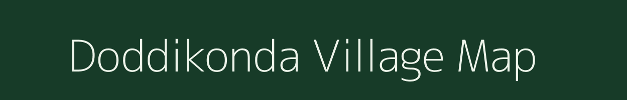 Doddikonda village map in Andhra Pradesh