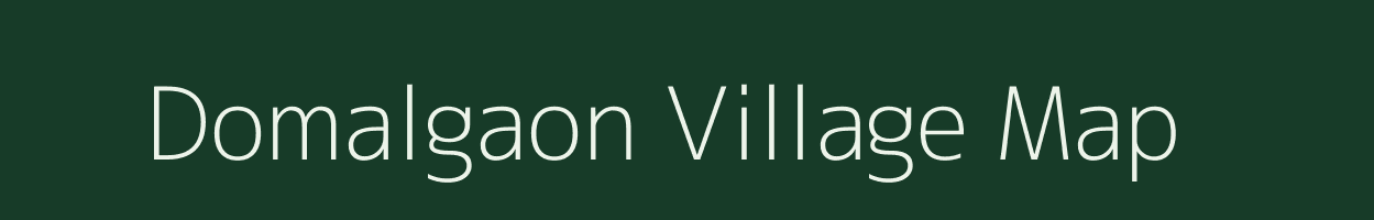 Domalgaon village map in Maharashtra