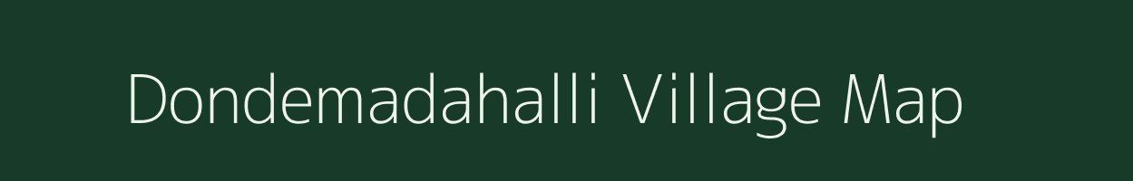 Dondemadahalli village map in Karnataka