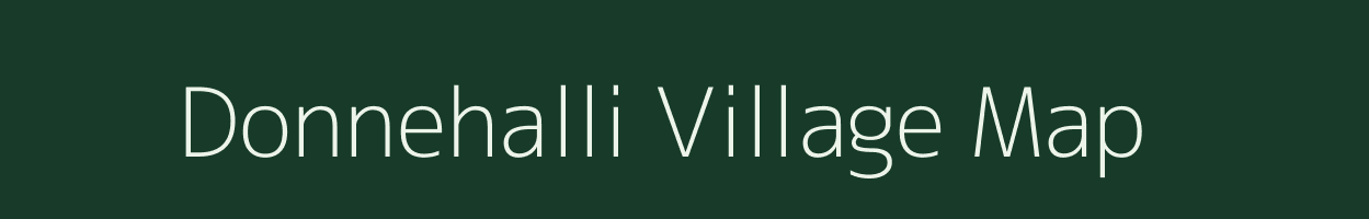 Donnehalli village map in Karnataka