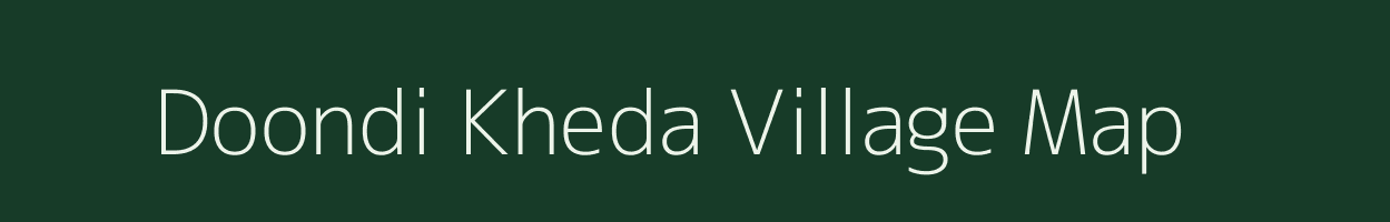 Doondi Kheda village map in Madhya Pradesh