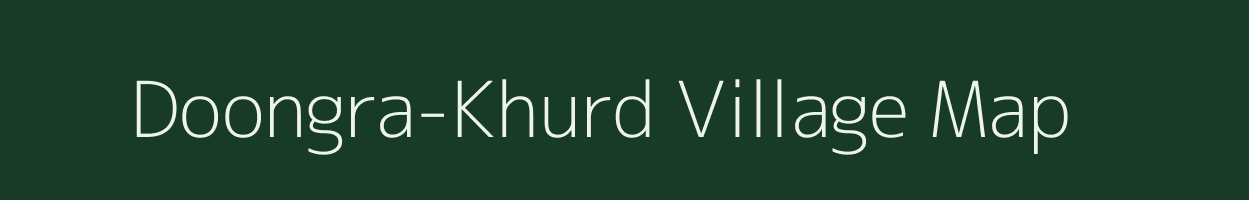 Doongra-Khurd village map in Rajasthan