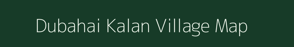 Dubahai Kalan village map in Madhya Pradesh