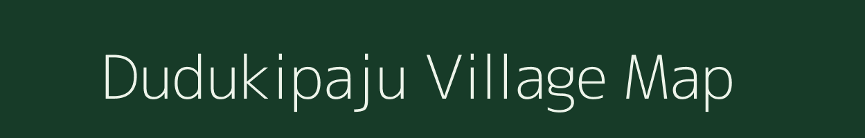 Dudukipaju village map in Odisha