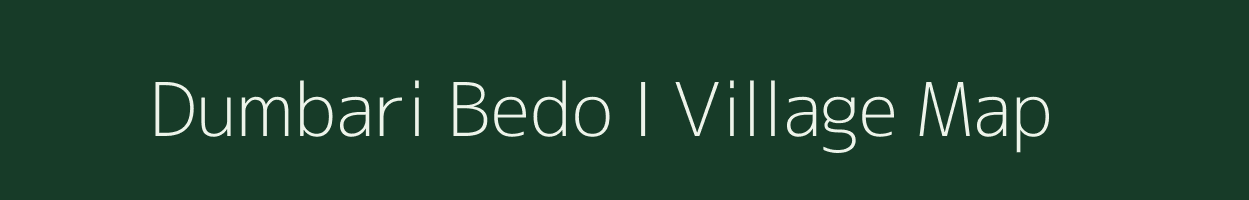 Dumbari Bedo I village map in Jharkhand