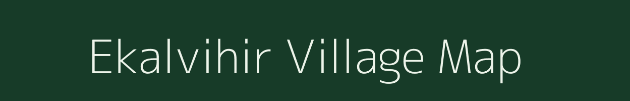 Ekalvihir village map in Maharashtra