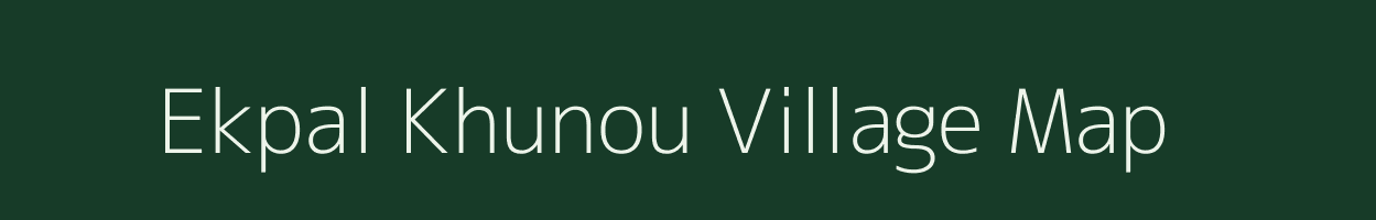 Ekpal Khunou village map in Manipur