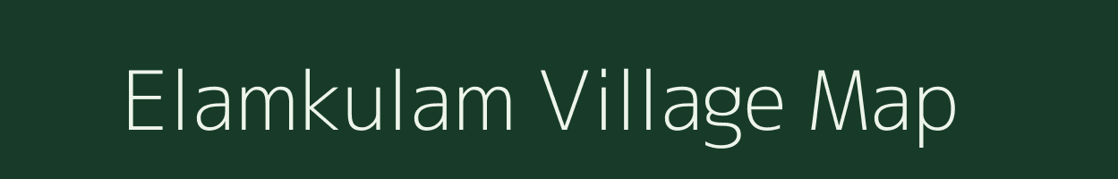 Elamkulam village map in Kerala
