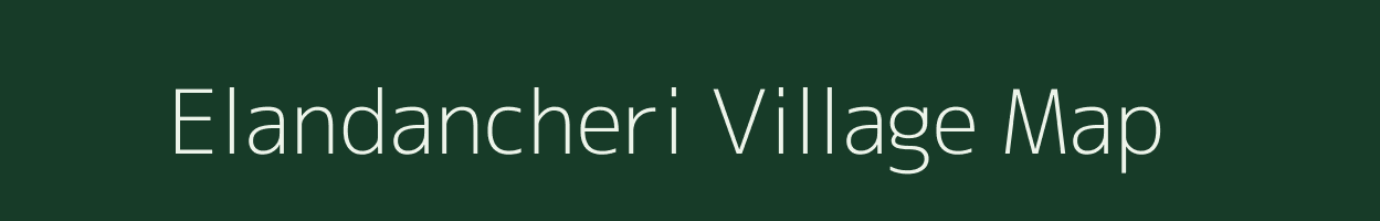 Elandancheri village map in Tamil Nadu