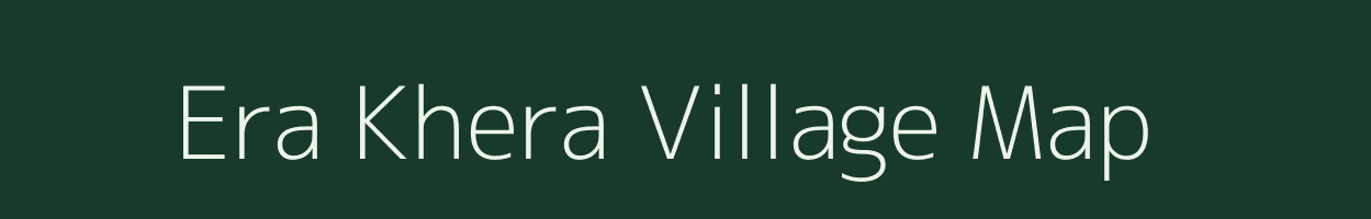 Era Khera village map in Rajasthan