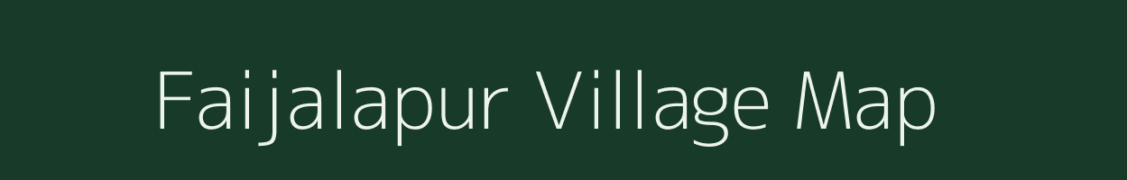 Faijalapur village map in Maharashtra