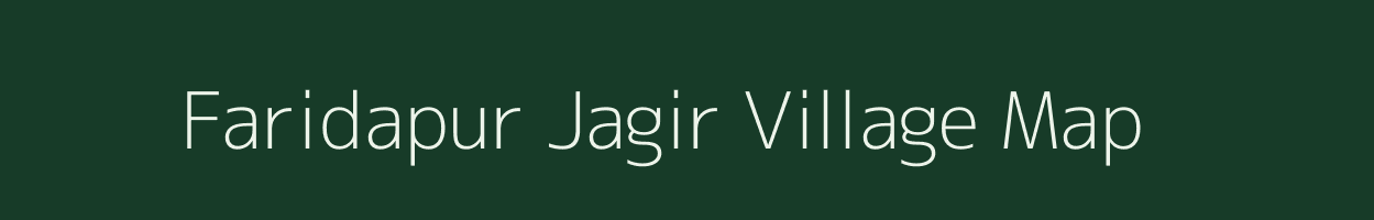 Faridapur Jagir village map in Uttar Pradesh