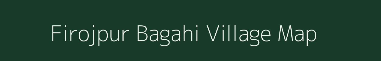 Firojpur Bagahi village map in Uttar Pradesh