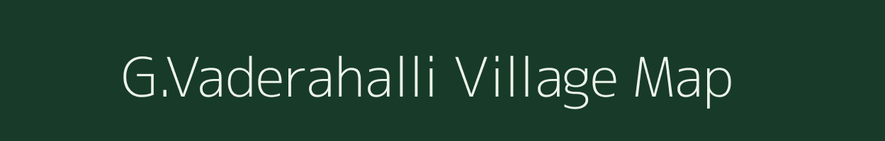 G.Vaderahalli village map in Karnataka