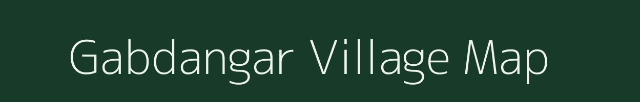 Gabdangar village map in West Bengal