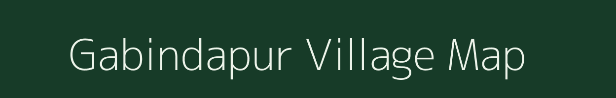 Gabindapur village map in West Bengal