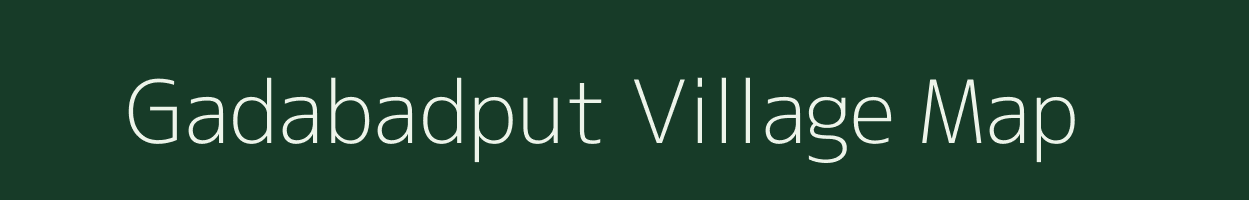 Gadabadput village map in Odisha