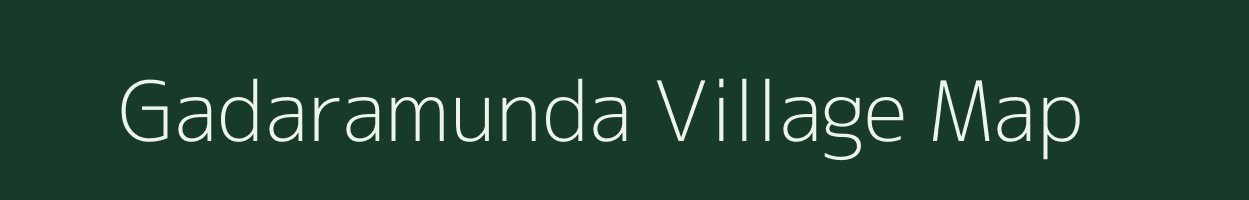Gadaramunda village map in Odisha