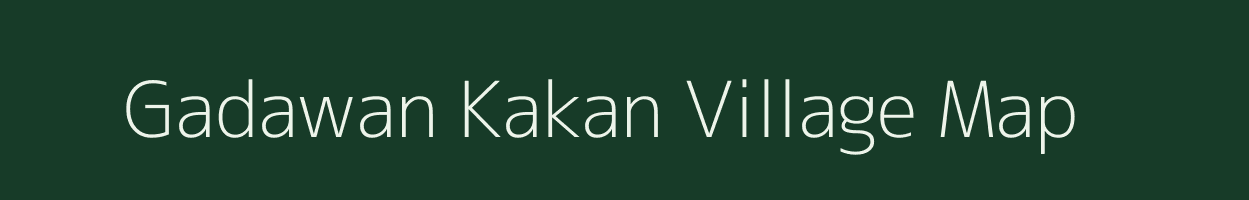 Gadawan Kakan village map in Rajasthan