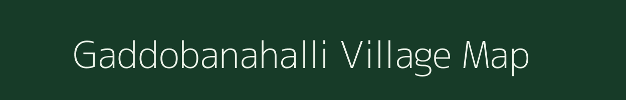 Gaddobanahalli village map in Karnataka
