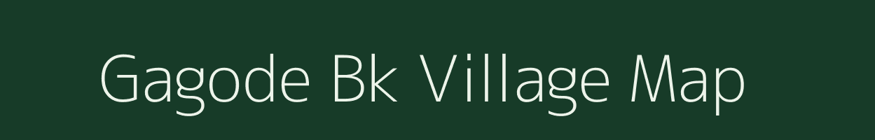 Gagode Bk village map in Maharashtra