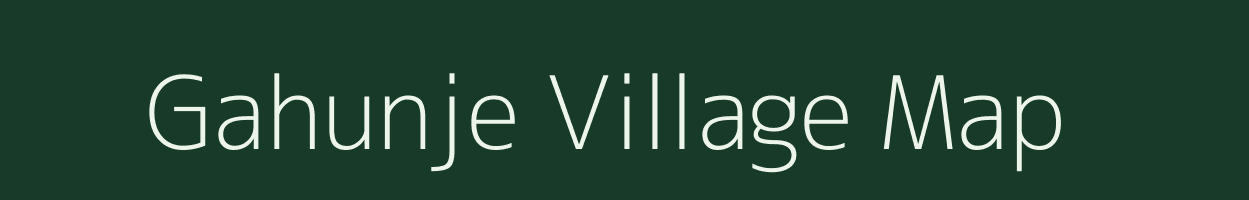 Gahunje village map in Maharashtra