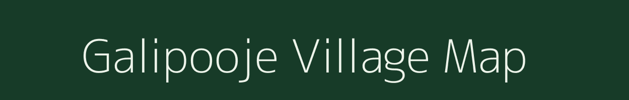 Galipooje village map in Karnataka