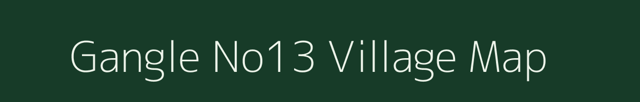 Gangle No13 village map in Uttar Pradesh